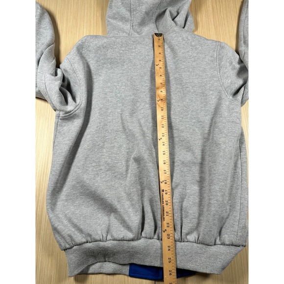 NFL New York Giants American Football Team Hoodie Mens Medium Gray Full Zip - Picture 7 of 7